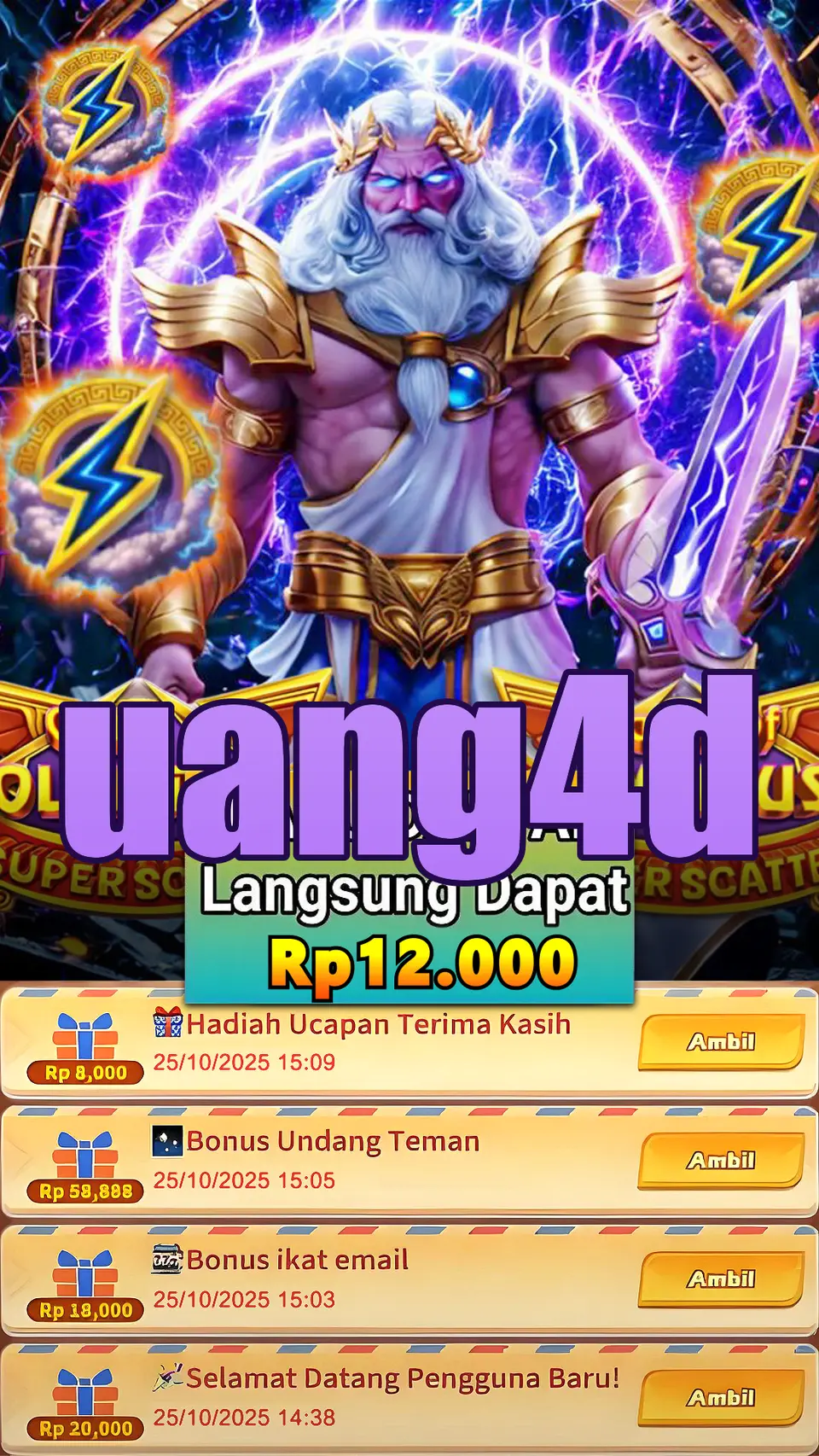 uang4d Masuk